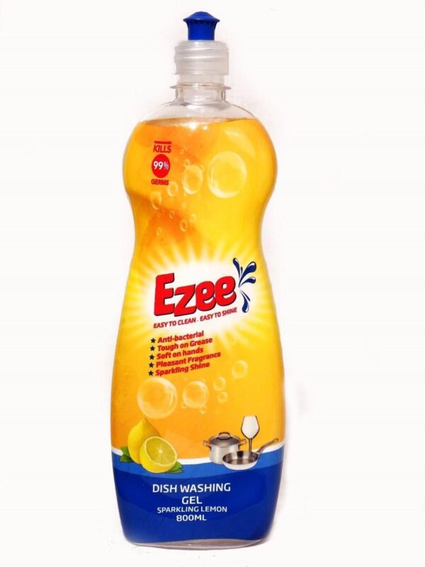 Ezee Dishwashing Gel, Sparkling Lemon - 800ml