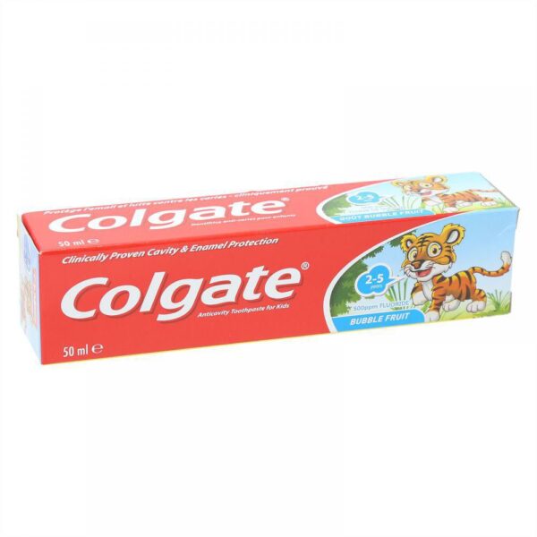 Colgate Toothpaste 2-5Y Bubble Fruit 50ml